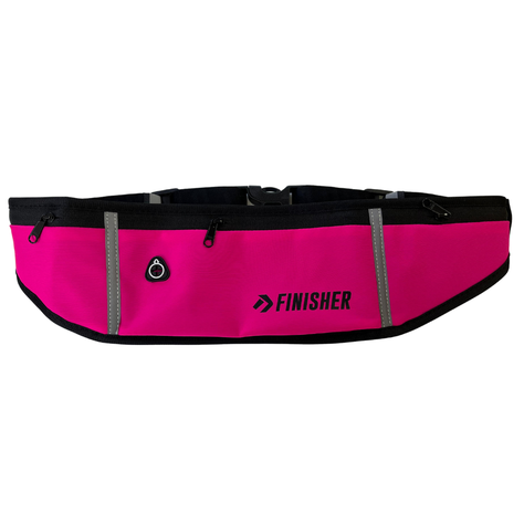 Banano Running Eliud 3 Bolsillos Finisher Fucsia-2