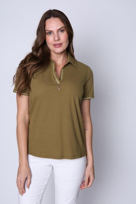 Polera Constanza Verde Woman-0