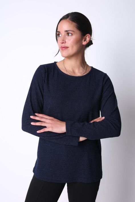 Polera Gina Azul Marino Woman by Eclipse-0