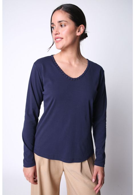 Polera Moni Azul Marino Woman by Eclipse-0