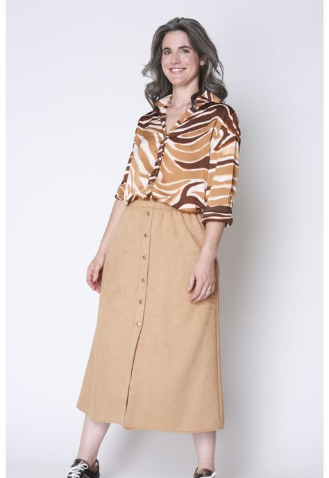 Falda Violeta Camel  Woman by Eclipse-2