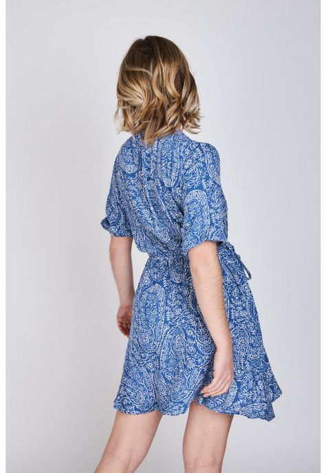 Vestido Estampado Vale Azul Eclipse-1