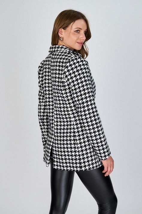 Blazer Pied de Poule Trini Negro Eclipse-4