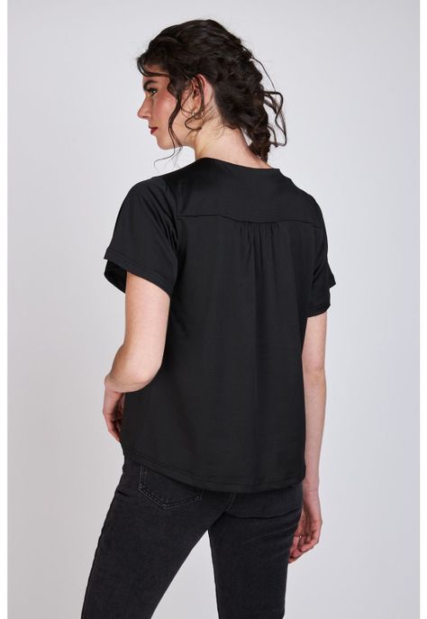 Polera Manga Campana Gala Negro Woman by Eclipse-1