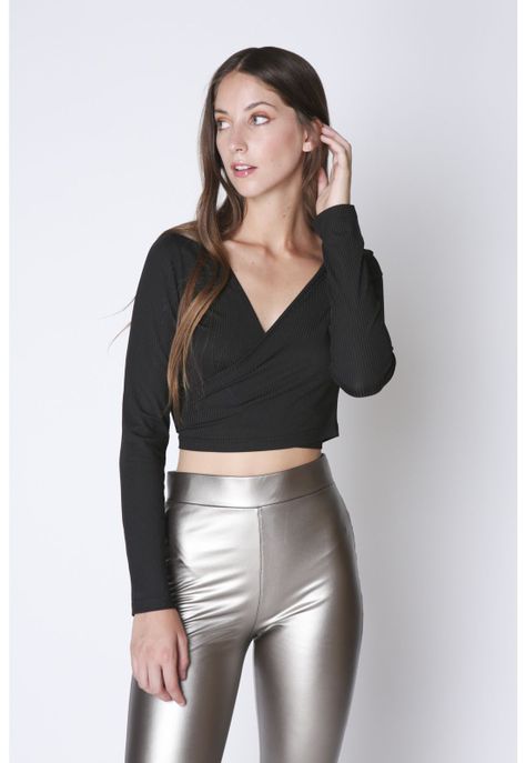 Polera Laura Negro Atrevida-0