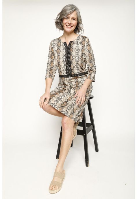 Vestido Fernanda Beige Woman by Eclipse-3