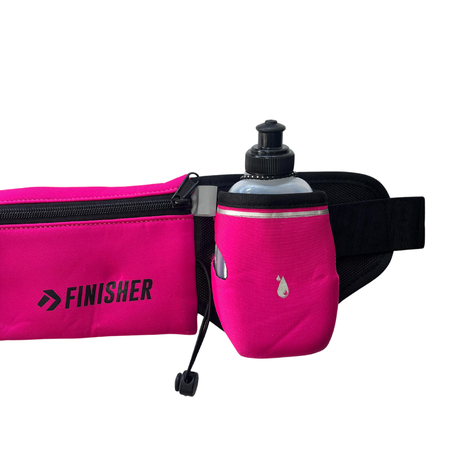 Banano Running con Botella Emil Finisher Fucsia-1