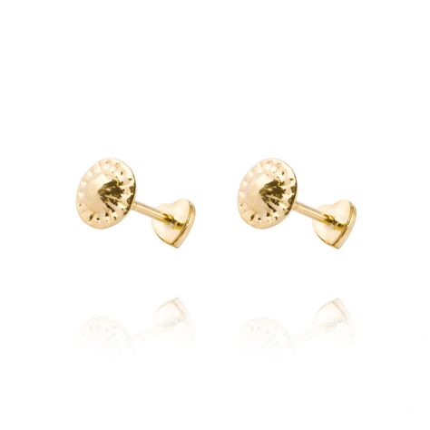 Aros de Oro 9kt Corazon Pequeño-2