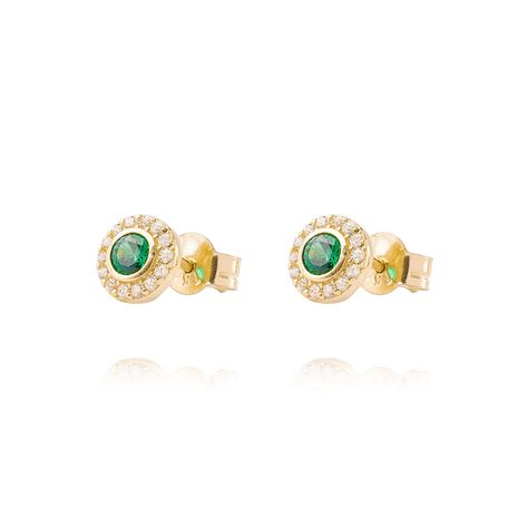 Aros de Oro 18kt Modelo Círculo Ci&Ed-1