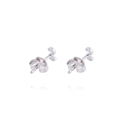 Aros de Plata Esterlina 925 Letra S-2