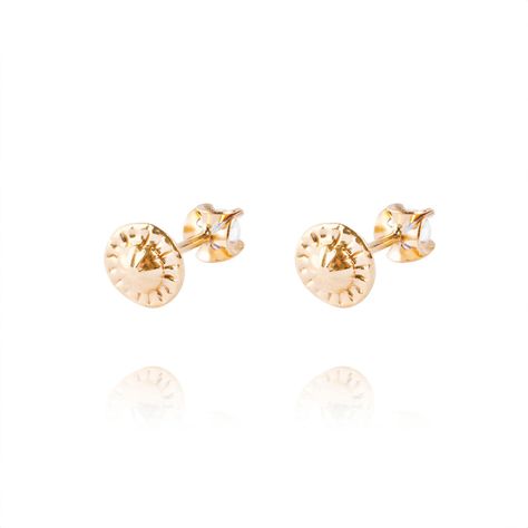Aros de Oro 18kt Circón 3MM-2