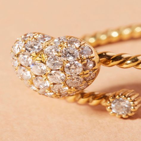 Anillo Oro Amarillo 18kt Diamantes Corazón 1Qts | Danielle Costantini-2