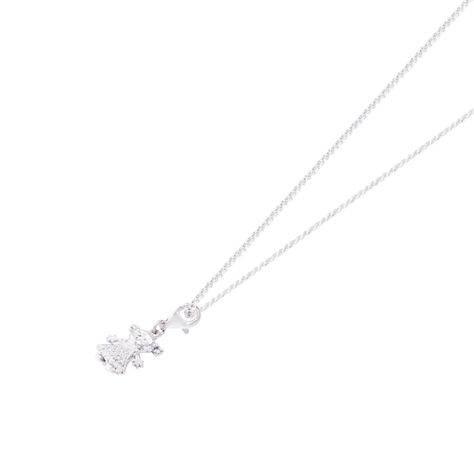Colgante de Plata Esterlina 925 Niña Circonita-2