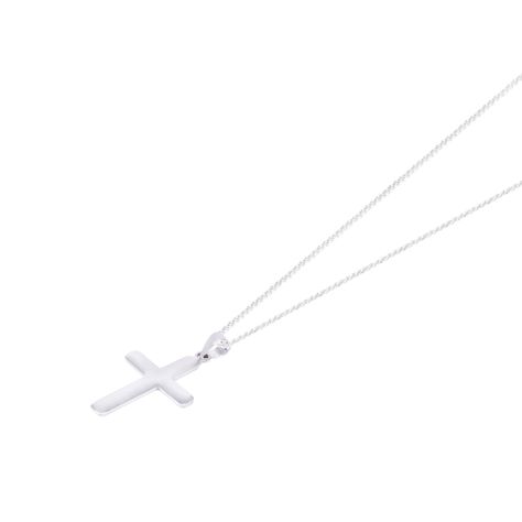 Colgante de Plata Esterlina 925 CRUZ 35X25MM-1