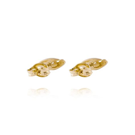 Aros de Oro 18kt Bicolor 2 Circones-2
