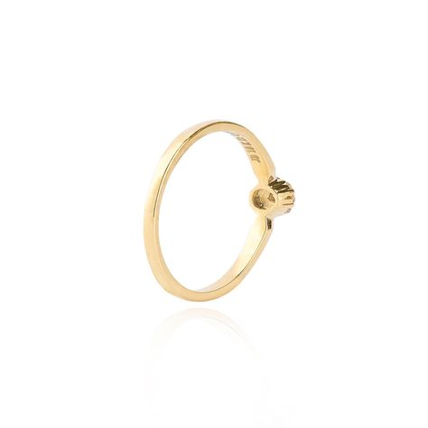 Anillo Oro Amarillo 18kt Diamantes 9 Pts-1
