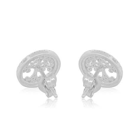 Aros de Plata Esterlina 925 Arbol de la Vida Circon-2