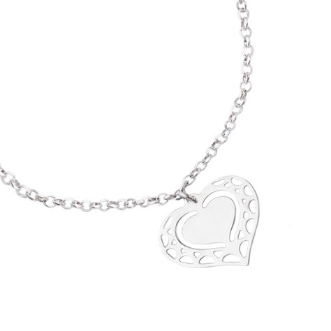 Pulsera de Plata Esterlina 925 Trio Corazones-0