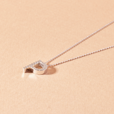 Collar Oro 18kt Diamantes 10 Pts SI/H Corte Brillante 30114-0