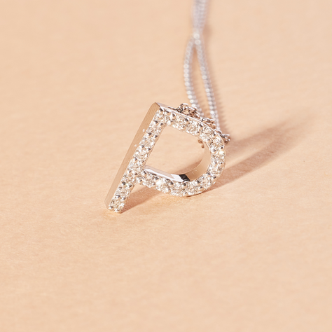 Collar Oro 18kt Diamantes 10 Pts SI/H Corte Brillante 30114-1