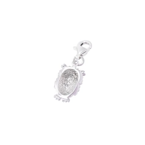 Colgante de Plata Esterlina 925 Buho Negro-1