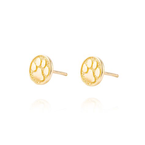 Aros de Oro 18kt Modelo Círculo Patitas-0