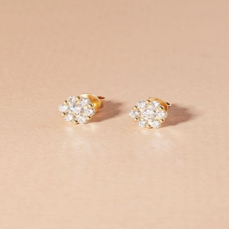 Aros de Oro 18kt con Diamantes 66 Pts Total | Danielle Costantini-1