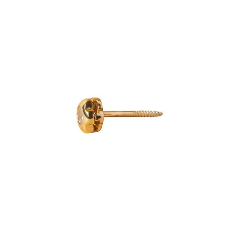 Aros de Oro 18kt Flor Pequeña en Circonita-2