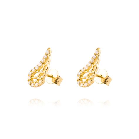 Aros de Oro 18kt Modelo Ala-1