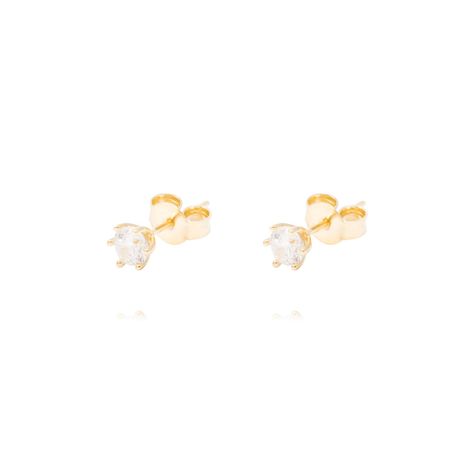 Aros Oro Amarillo 18kt Circonita Seis Grifas-1