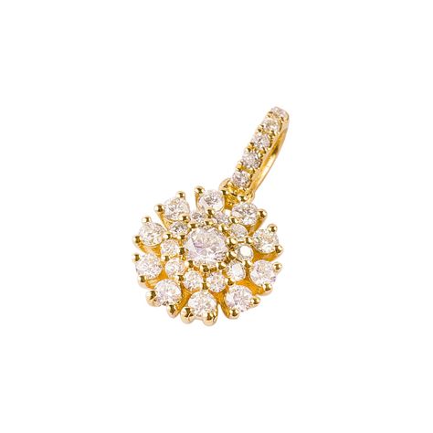 Colgante Oro 18kt Diamantes de 30 Pts Totales SI/H-0