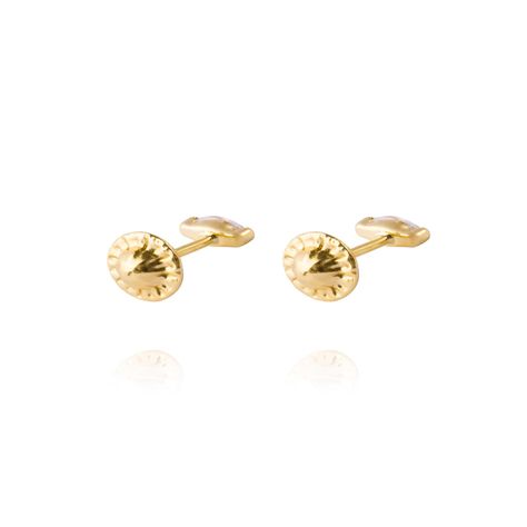 Aros de Oro 18kt Pepita de Circon 4mm-2