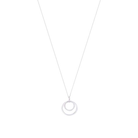 Collar Oro Blanco 18kt 33 Diamantes de 0,22 Pts-2