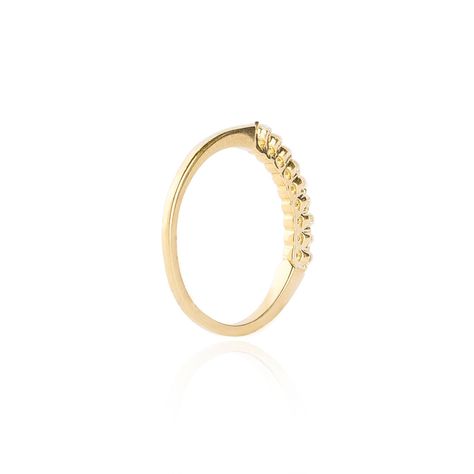 Anillo Oro Amarillo 18kt Diamantes 15 Pts-1