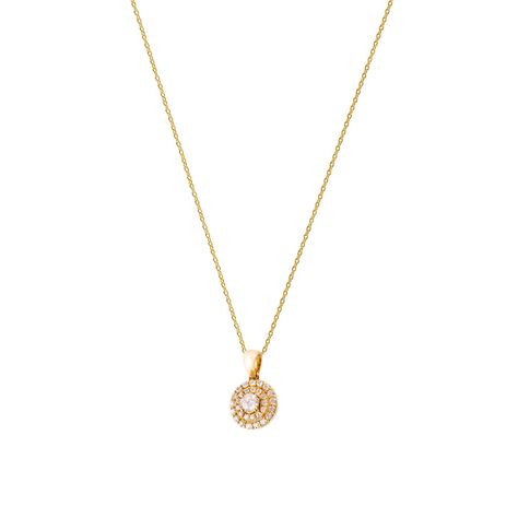 Colgante Oro 18kt con Diamantes de 1x18 Pts Totales 21 Pts-2