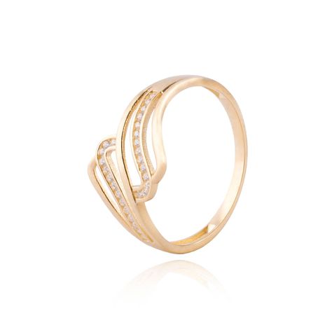 Anillos de Oro 18kt Modelo Grueso con Circones-0