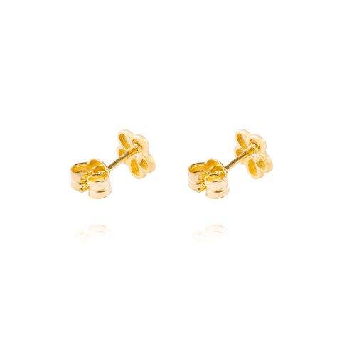 Aros de Oro 18kt Modelo Flor.-2