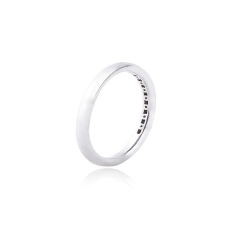 Anillo Oro Blanco 18kt Diamantes 12 Pts Corte Brillante SI/H-2