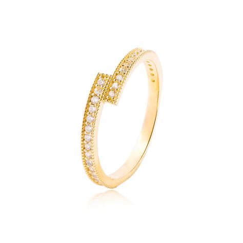 Anillos de Oro 18kt Modelo Circón-0