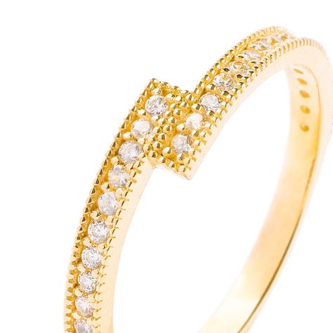 Anillos de Oro 18kt Modelo Circón-1