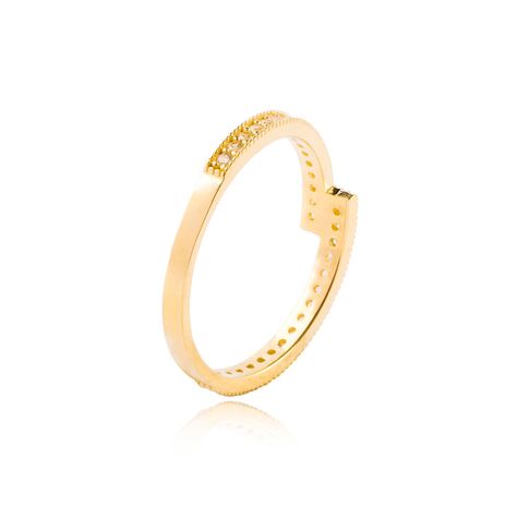 Anillos de Oro 18kt Modelo Circón-2