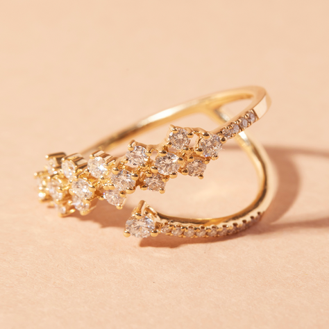 Anillo Oro Amarillo 18kt Diamantes 74Pts | Danielle Costantini-0