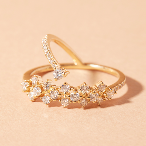 Anillo Oro Amarillo 18kt Diamantes 74Pts | Danielle Costantini-1