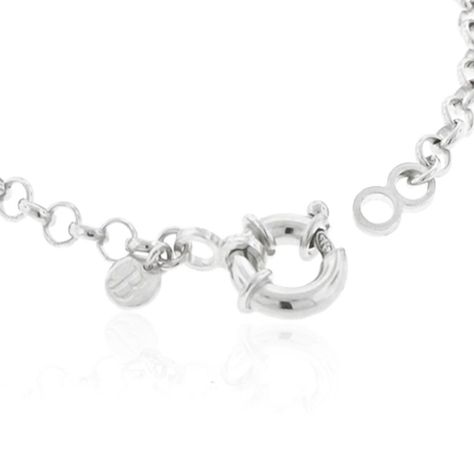 Pulsera de Plata Esterlina 925 Eslabones Pequeños-2