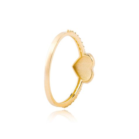 Anillos de Oro 18kt Modelo Circón Corazón-2