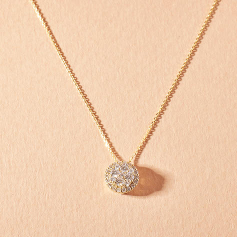 Collar de Oro 18kt con Diamantes 23 Pts Total - By Danielle Costantini-0