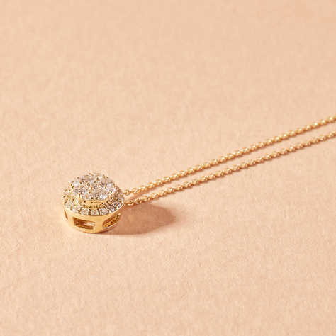 Collar de Oro 18kt con Diamantes 23 Pts Total - By Danielle Costantini-1