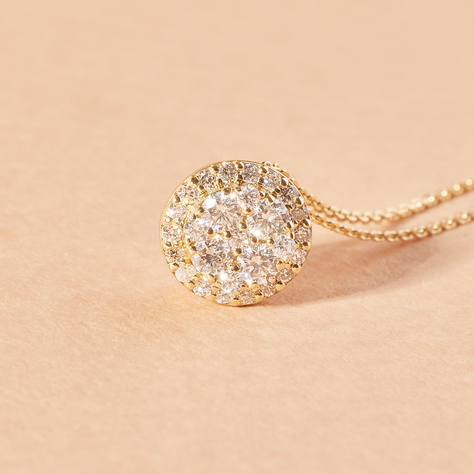 Collar de Oro 18kt con Diamantes 23 Pts Total - By Danielle Costantini-2