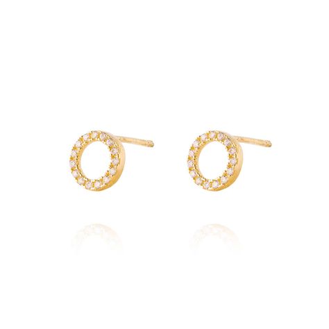 Aros de Oro 18kt Modelo Círculo-0