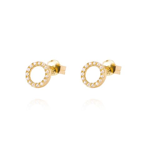 Aros de Oro 18kt Modelo Círculo-1